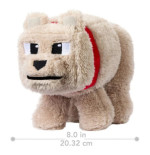Minecraft, le film peluche Dennis le loup 20 cm