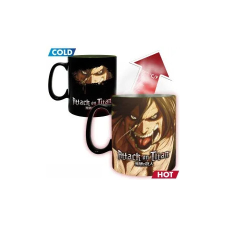 ATTACK ON TITAN - Mug Heat Change - 460 ml-TitanS3-pkg