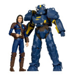 Fallout 4 pack 2 statuettes T-60 Vault Tec & Sole Survivor 18 cm