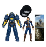 Fallout 4 pack 2 statuettes T-60 Vault Tec & Sole Survivor 18 cm