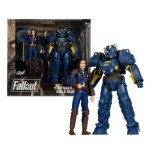 Fallout 4 pack 2 statuettes T-60 Vault Tec & Sole Survivor 18 cm