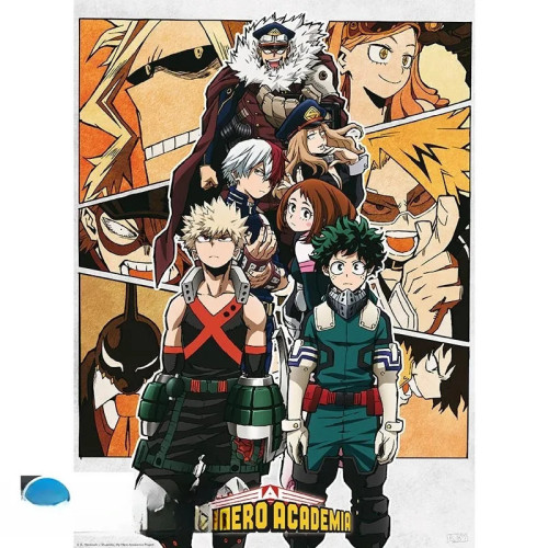 MY HERO ACADEMIA - Poster "Groupe" (52x38)