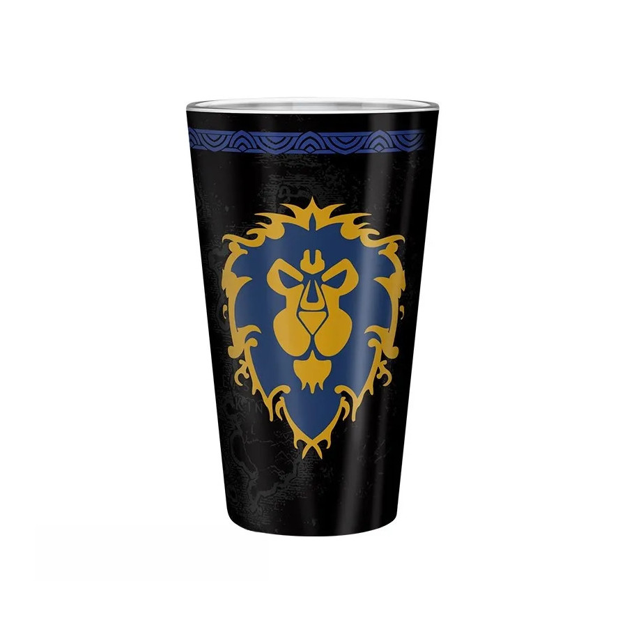 WORLD OF WARCRAFT - Verre XXL - 400 ml - Alliance - boîte