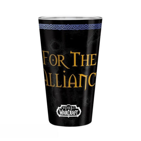 WORLD OF WARCRAFT - Verre XXL - 400 ml - Alliance - boîte