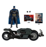 The Flash DC Multiverse véhicule Batcycle with Batman