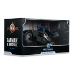 The Flash DC Multiverse véhicule Batcycle with Batman
