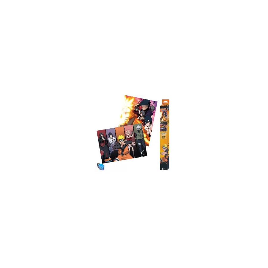 NARUTO SHIPPUDEN - Set 2 Posters Chibi 52x38 - Groupes