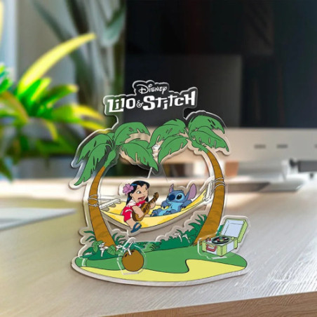DISNEY - Acryl Diorama - Lilo & Stitch Hamac