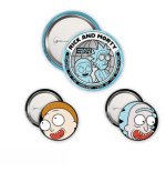 RICK AND MORTY - Pack de Badges - Rick & Morty