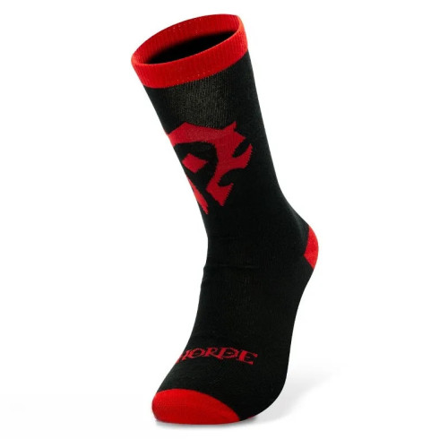 WORLD OF WARCRAFT - Chaussettes - Noir & Rouge - Horde