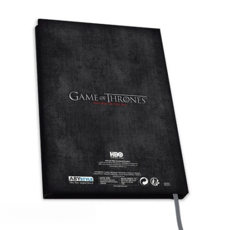 GAME OF THRONES - Cahier A5 "Stark"