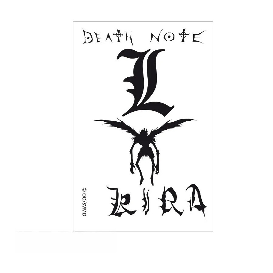 DEATH NOTE - Tatouages - 15x10cm