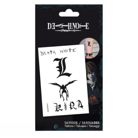 DEATH NOTE - Tatouages - 15x10cm