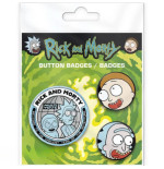 RICK AND MORTY - Pack de Badges - Rick & Morty