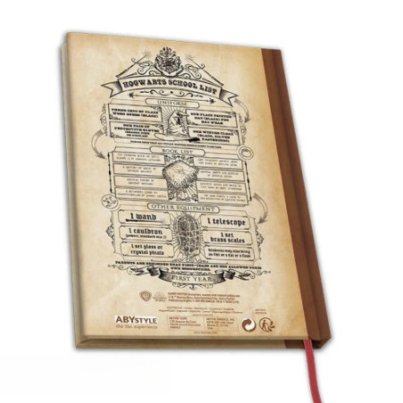 HARRY POTTER - Cahier A5 "Hogwarts School"