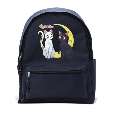 SAILOR MOON - Sac à dos bleu - "Luna & Artemis"