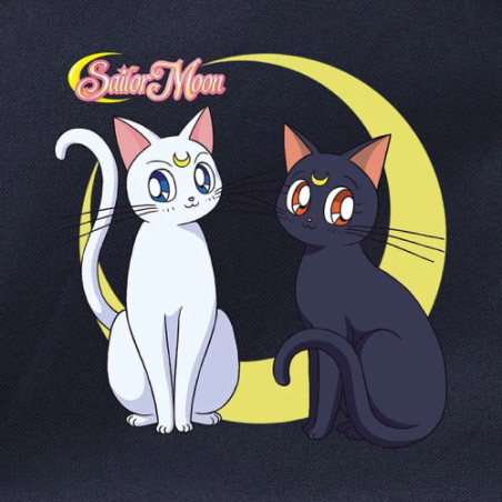 SAILOR MOON - Sac à dos bleu - "Luna & Artemis"