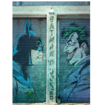 DC COMICS - Toile - Batman Vs Joker (30x40)
