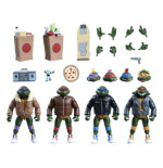 Tortues Ninja (Cartoon) figurines Pack de 4 Punk Turtles 18 cm