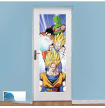 DRAGON BALL - Poster de porte - Saiyans (53x158)