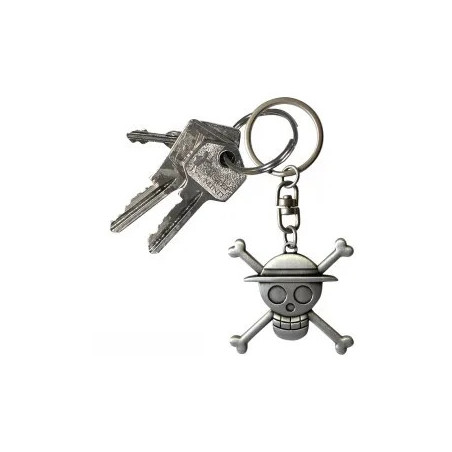 ONE PIECE - Porte-clés 3D - Skull Luffy