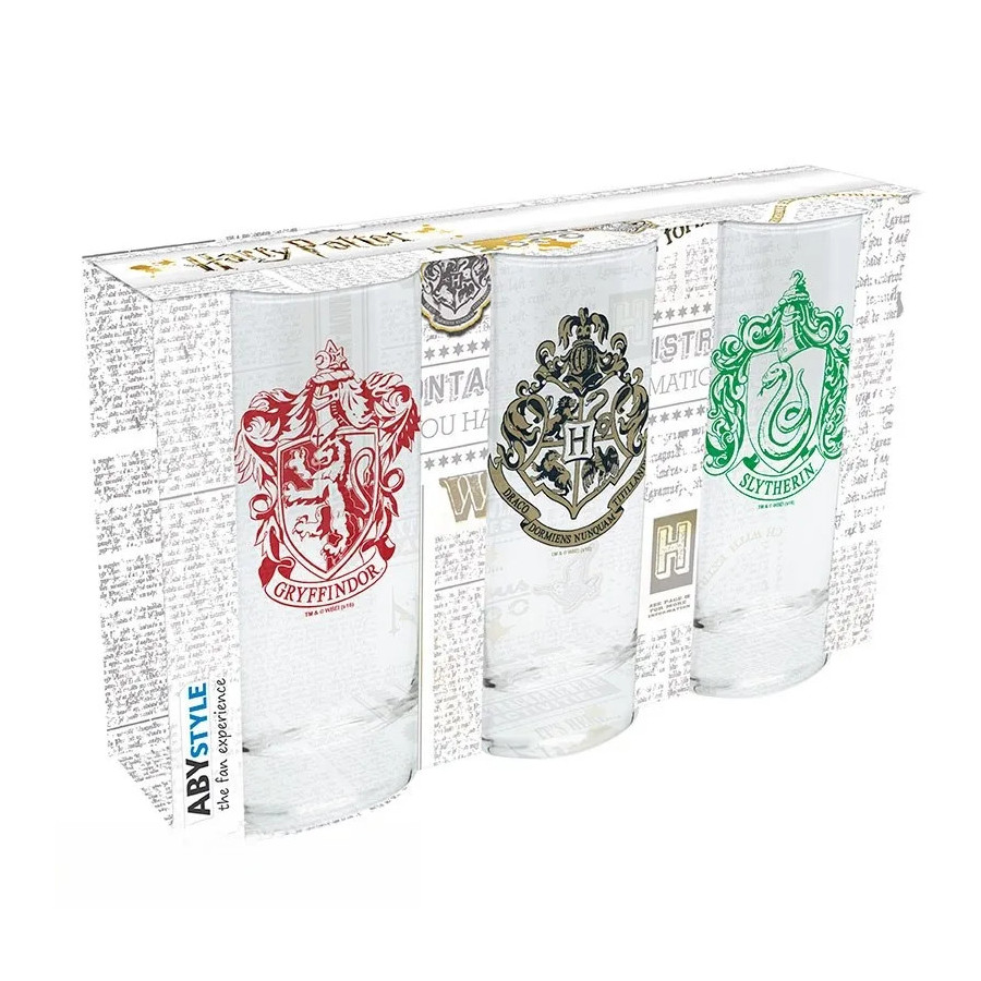HARRY POTTER - Set de 3 verres