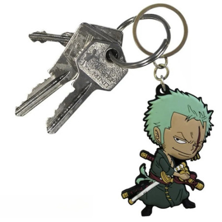 ONE PIECE - Porte-clés PVC - Zoro SD