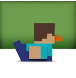 Minecraft Tubbz figurine Mini PVC Steve 5 cm