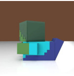 Minecraft Tubbz figurine PVC Zombie 1st Edition 10 cm