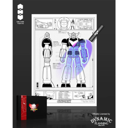Goldorak UV ArtPrint Robot A4