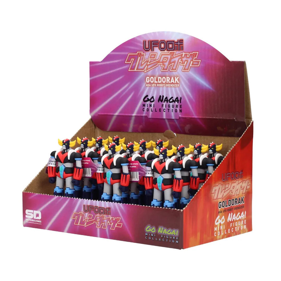 Goldorak Gomu Gomu 9cm Boite de 12Pcs