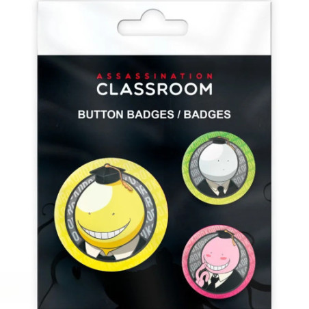 ASSASSINATION CLASSROOM - Pack de Badges - Koro