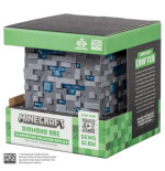 Minecraft réplique Illuminating Diamond Ore Cube 10 cm