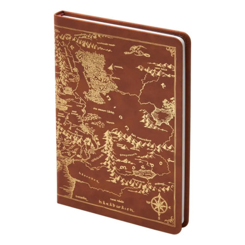 Le Seigneur des anneaux Journal Map of Middle-Earth 240 pages