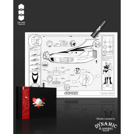 Goldorak UV ArtPrint Spazer A4