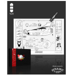 Goldorak UV ArtPrint Spazer A4