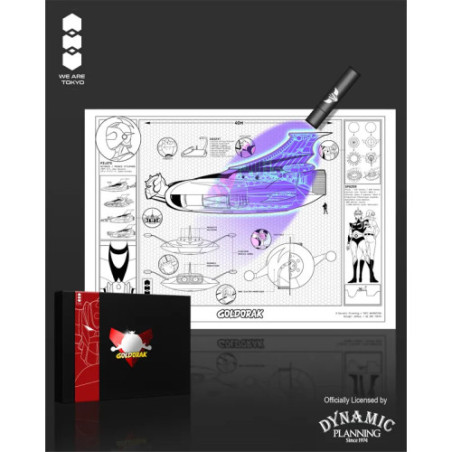 Goldorak UV ArtPrint Spazer A4