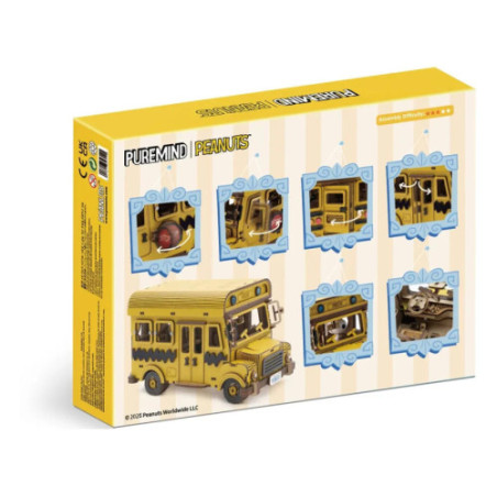 Peanuts Puremind Jeu de construction School Bus