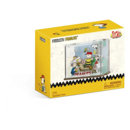 Peanuts Puremind Jeu de construction Mini Scene Baseball Time
