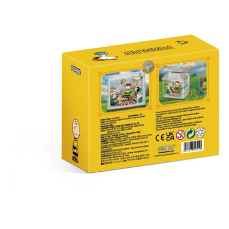 Peanuts Puremind Jeu de construction Mini Scene Baseball Time