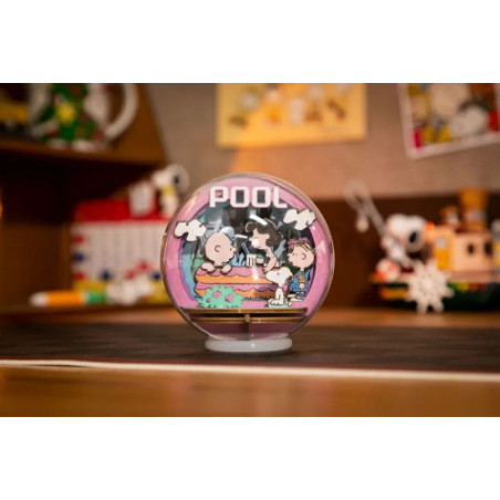 Peanuts Puremind maquette Wooden Theater Globe Cool Pool