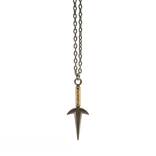 NARUTO SHIPPUDEN - Collier avec pendentif 3D "Kunai Minato"