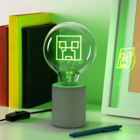 Minecraft lampe LED neon Creeper
