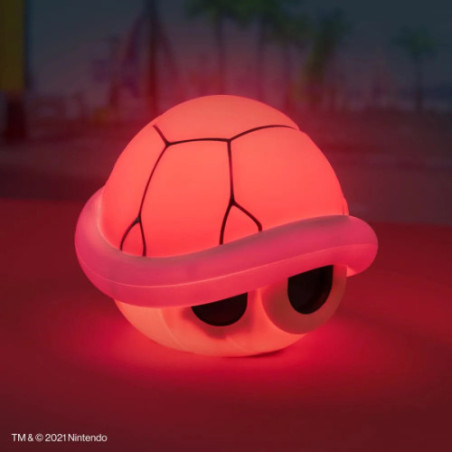 Mario Kart lampe sonore Red Shell 12 cm