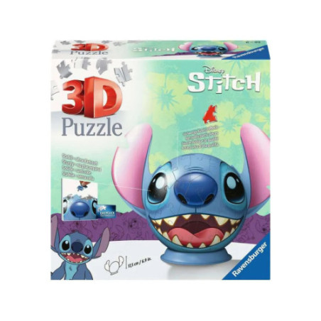Lilo & Stitch puzzle 3D balle avec oreilles Stitch (77 pièces)