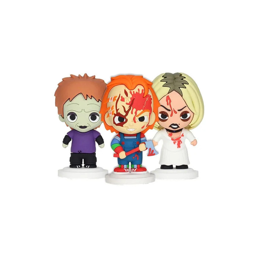 Chucky pack 3 figurines caoutchouc Pokis 7 cm