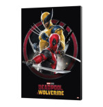 Marvel tableau en bois Deadpool & Wolverine 01 Action 35 x 50 cm