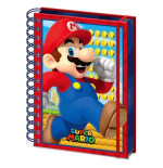 Super Mario cahier à spirale A5 Wiro 3D Mario