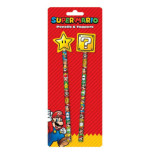 Super Mario set papeterie 2 pièces
