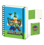 Minecraft cahier à spirale A5 Wiro